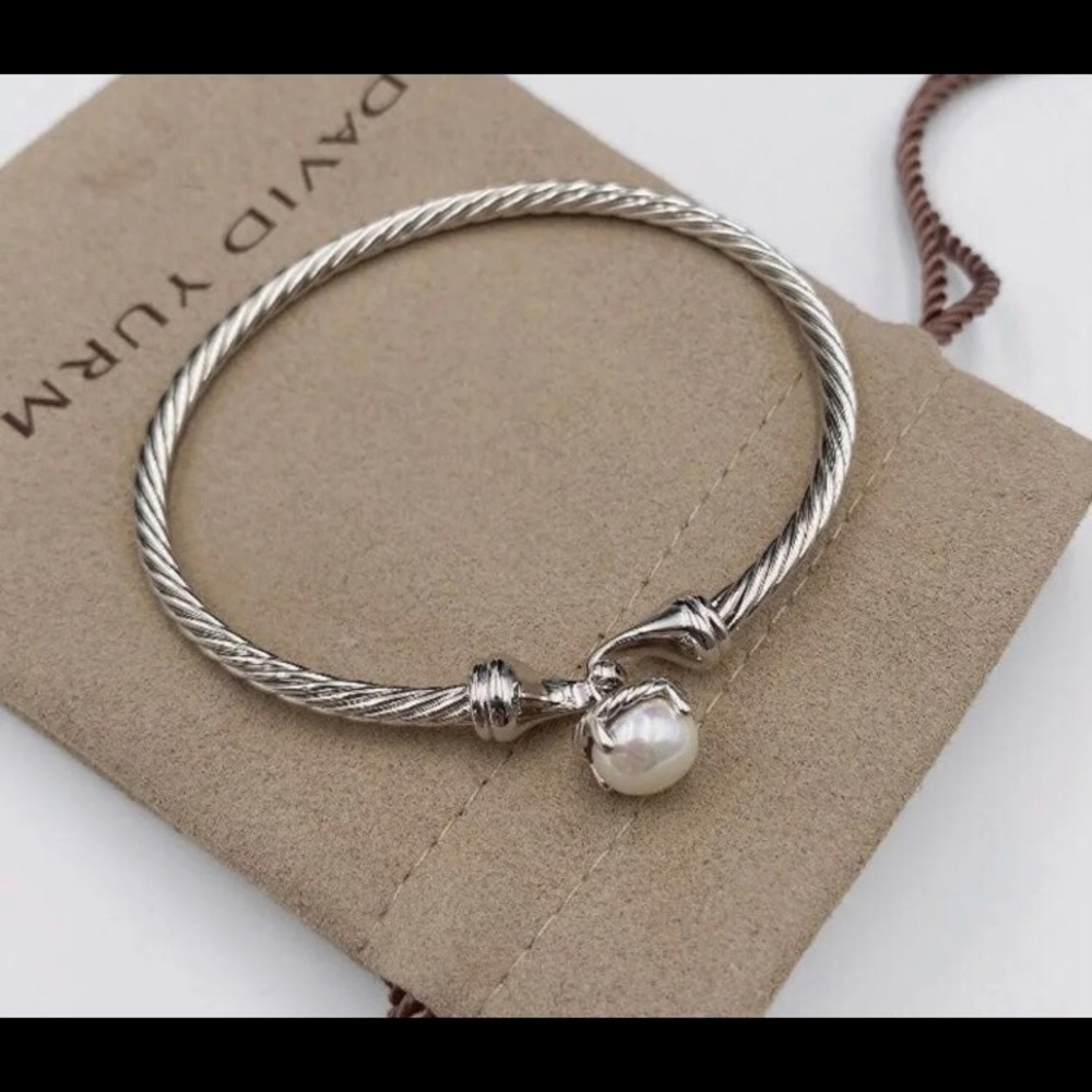 David Yurman pearl cable bracelet